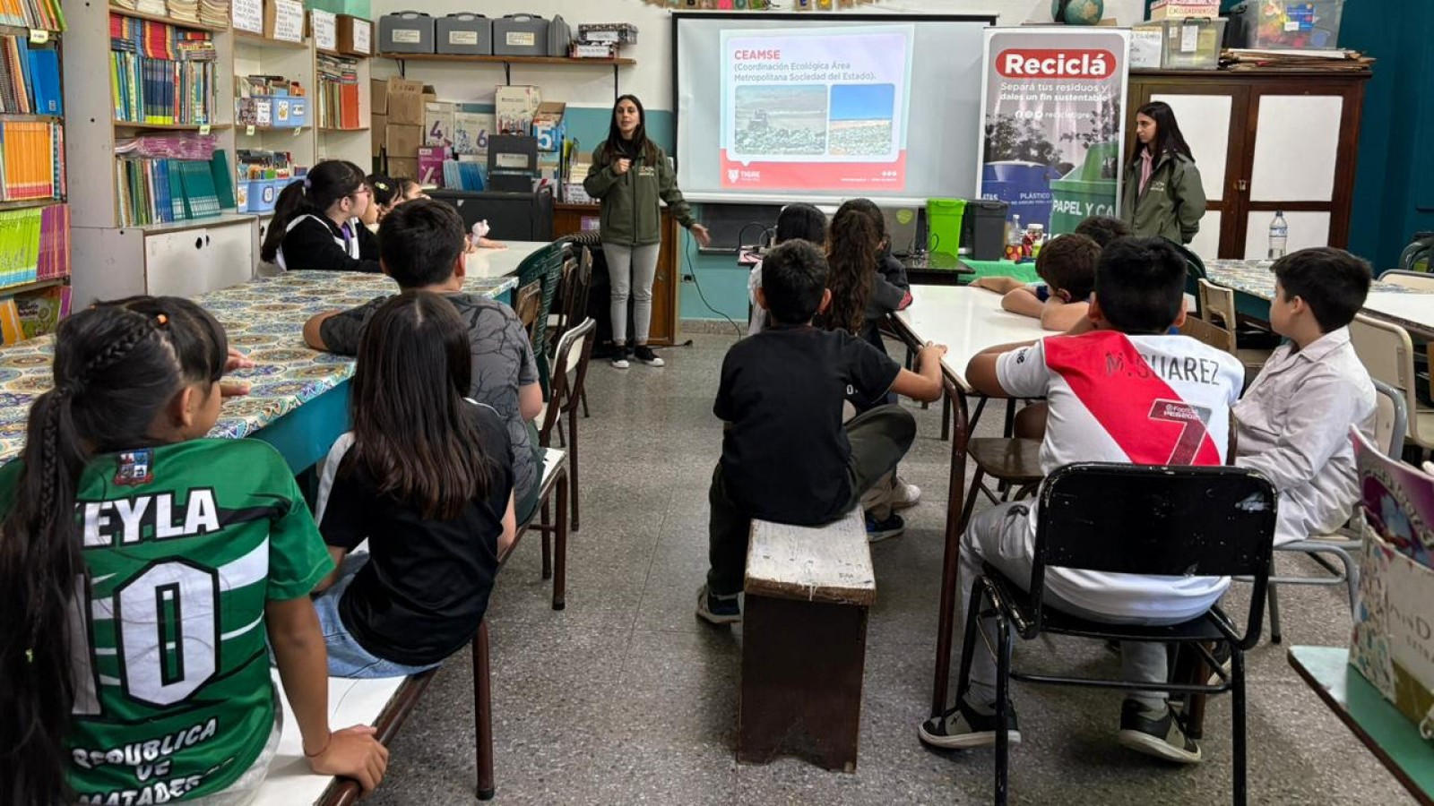 El programa Reciclá del Municipio de Tigre brinda capacitaciones sobre el cuidado del ambiente en diferentes instituciones educativas del distrito