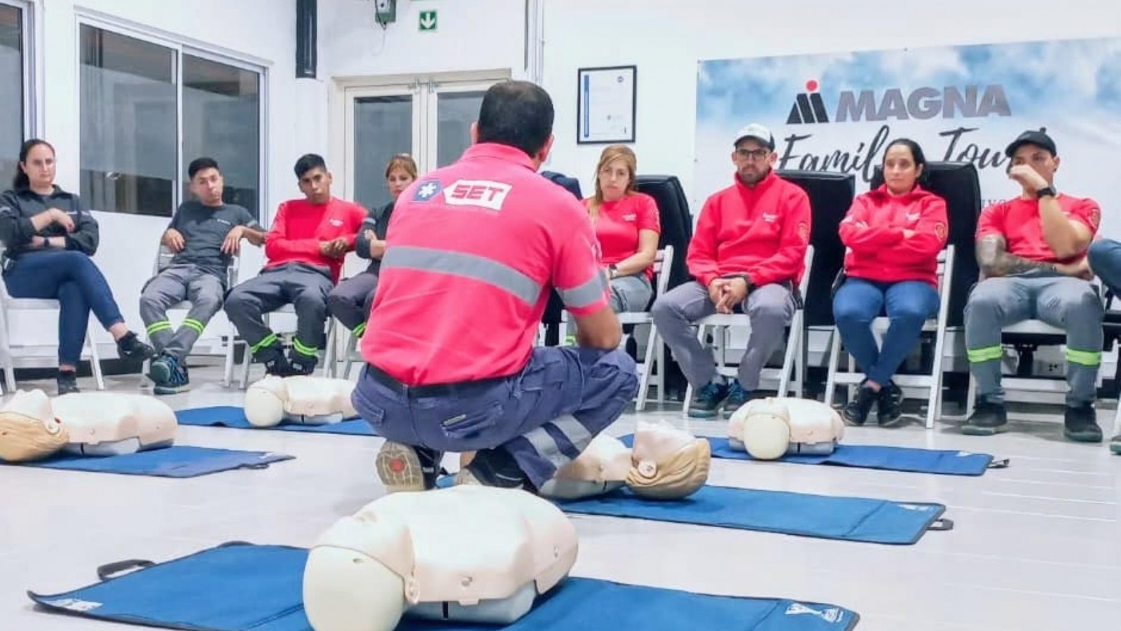 El Municipio continúa brindando capacitaciones en primeros auxilios en empresas de Tigre