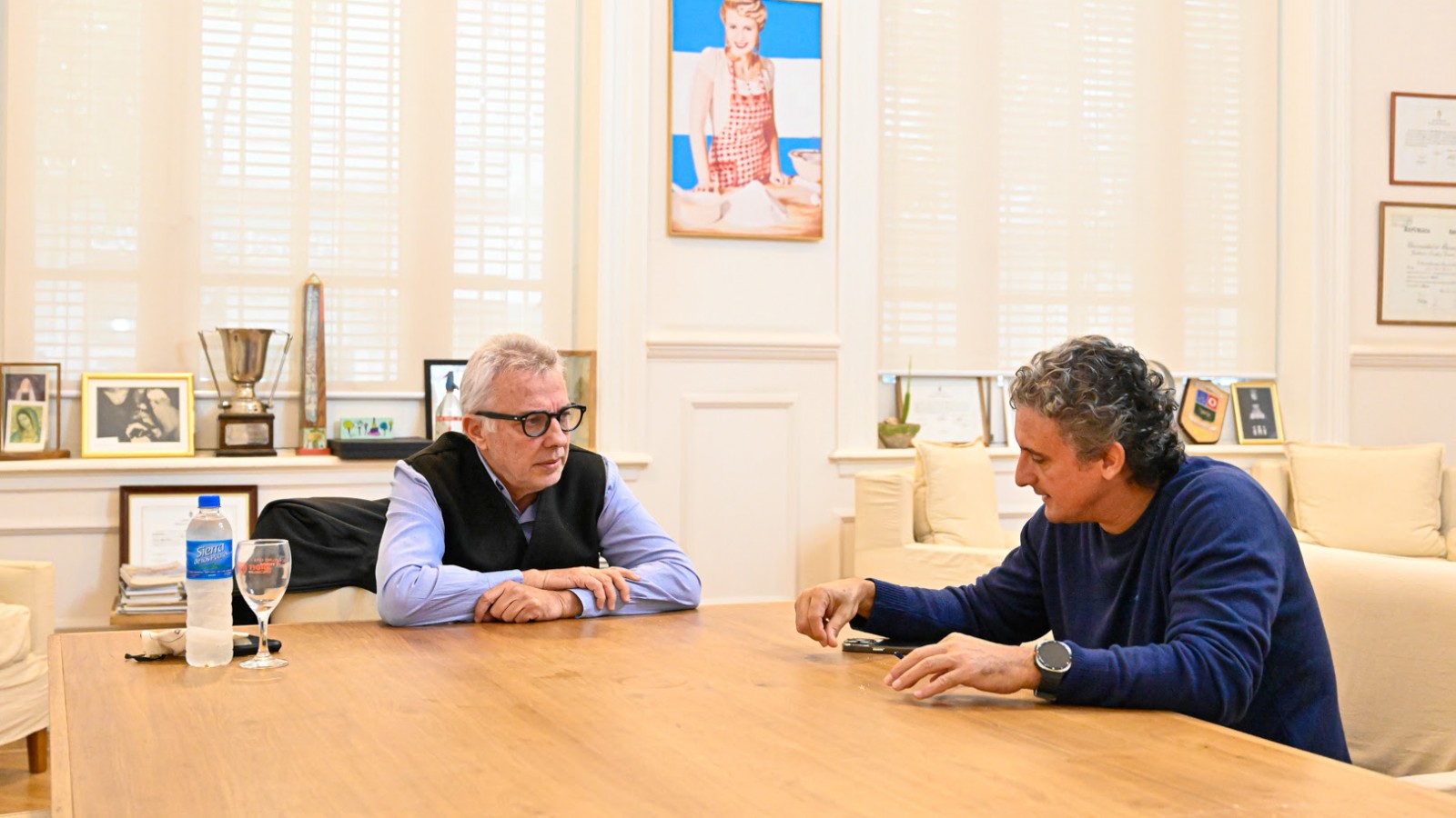 Agenda de trabajo conjunto: Julio Zamora se reunió con Ricardo Bravo, intendente de la localidad de Federación de Entre Ríos