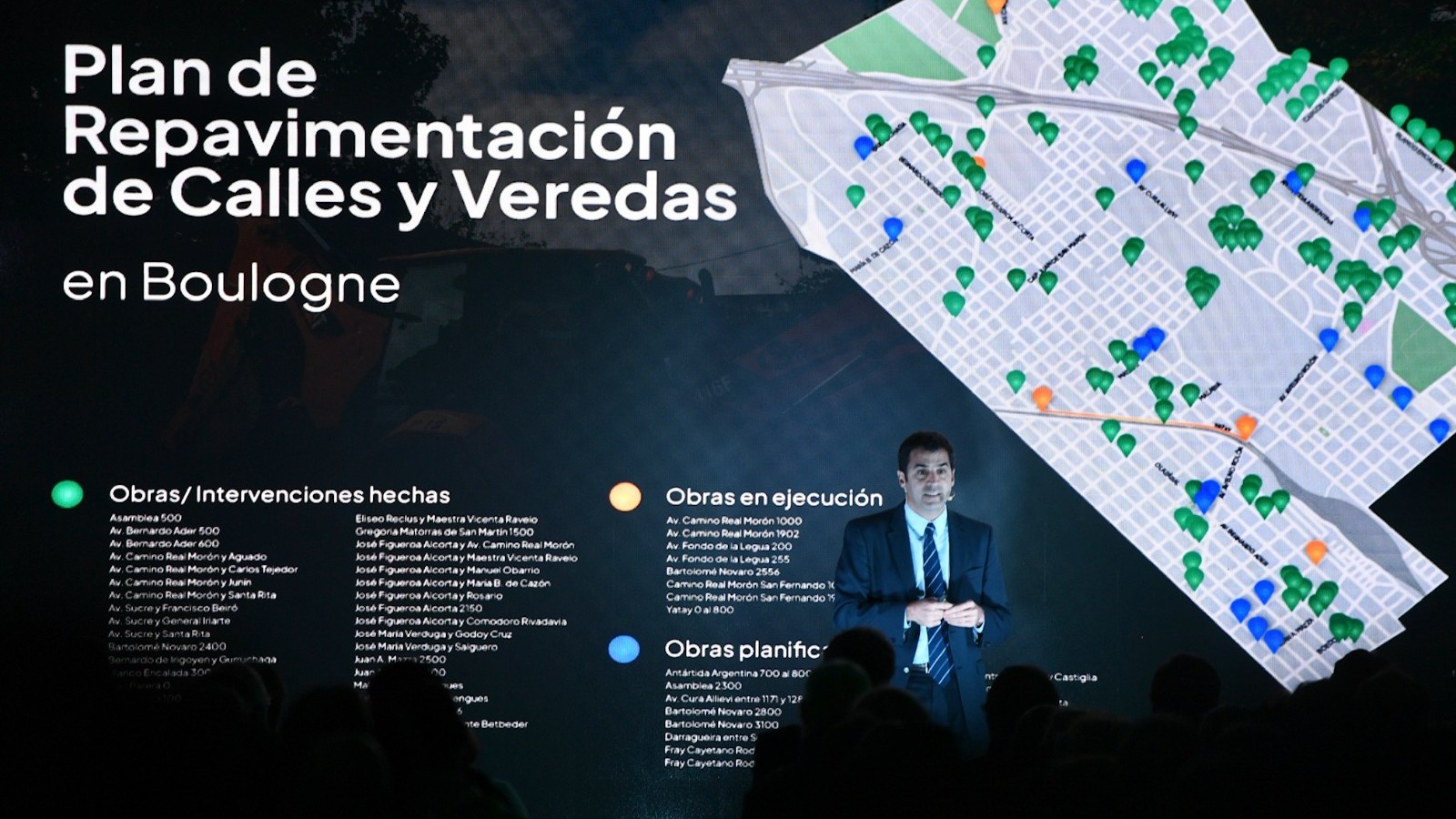 Ramón Lanús presentó los planes de gobierno 2025 ante más de 600 vecinos de Boulogne