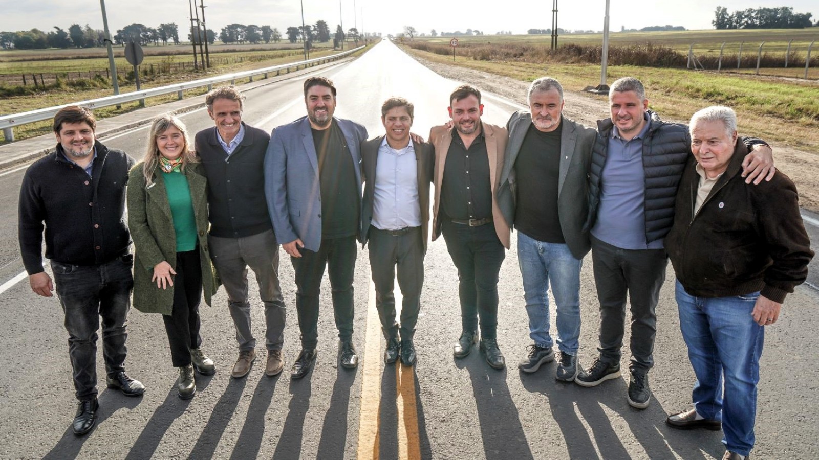 Kicillof inauguró la obra de repavimentación de la Ruta Provincial N° 31