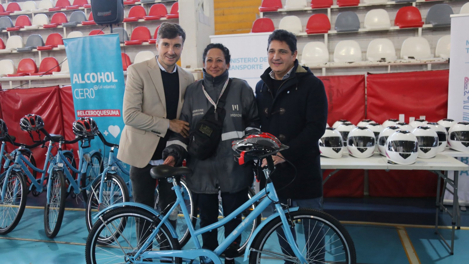 En Morón, Marinucci y Ghi encabezaron el Día de la Seguridad Vial