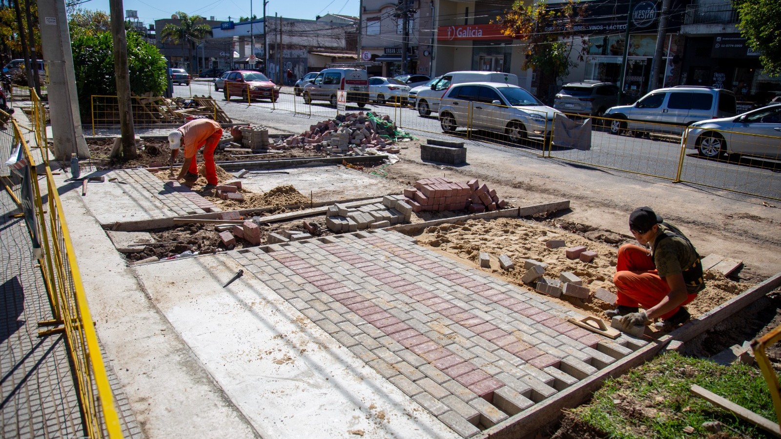Avanzan los trabajos de transformación de las avenidas Fleming y Rolón en San Isidro