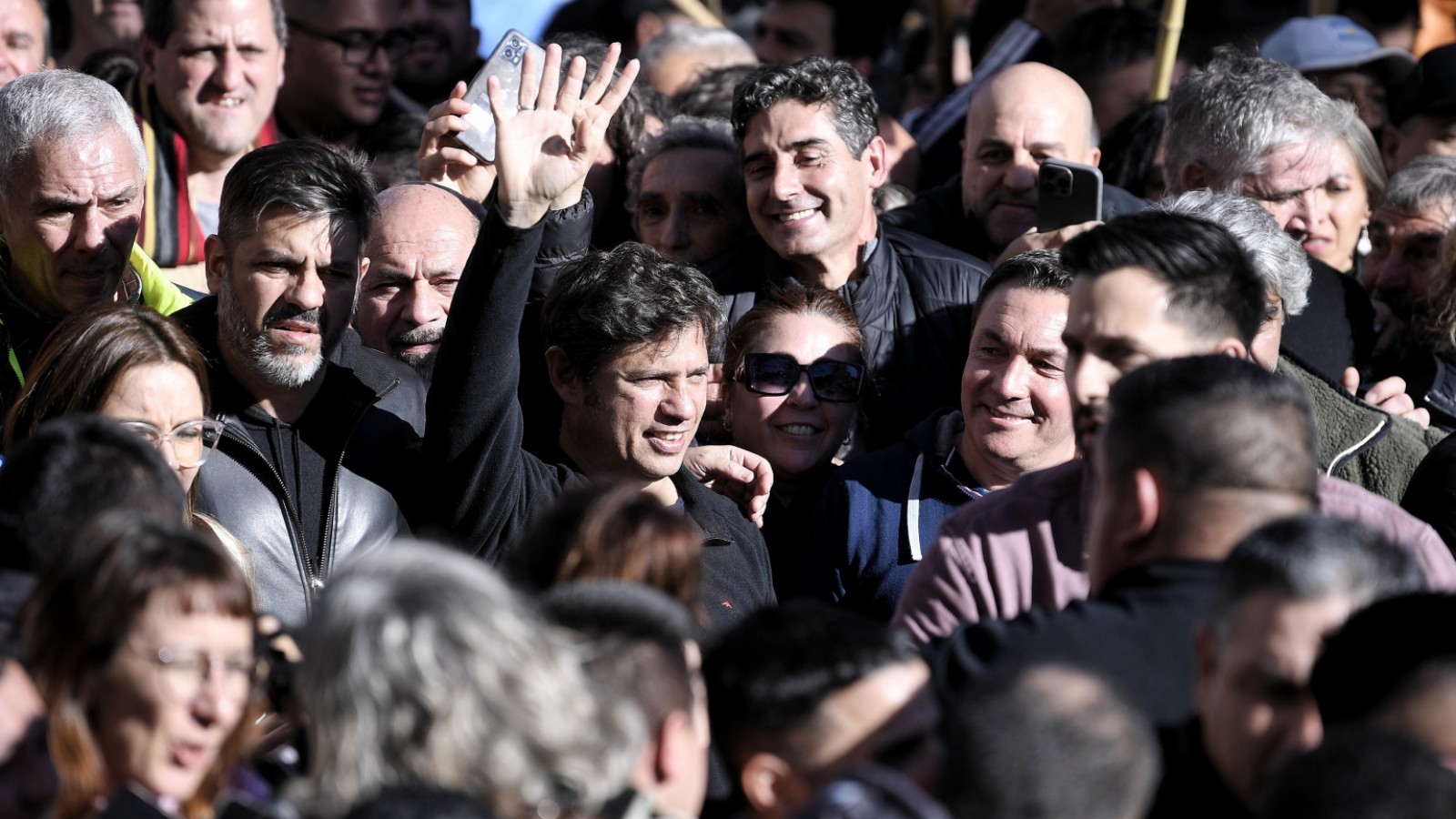 Kicillof participó de la marcha en apoyo a Cristina Fernández de Kirchner