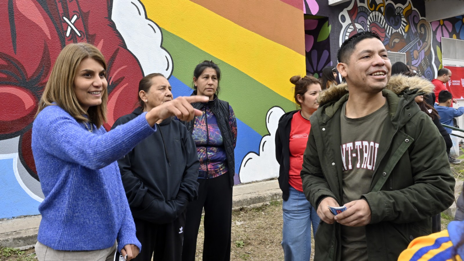 El Municipio de Tigre inauguró en el Centro de Integración Social del barrio Almirante Brown un mural dedicado a la identidad de su comunidad