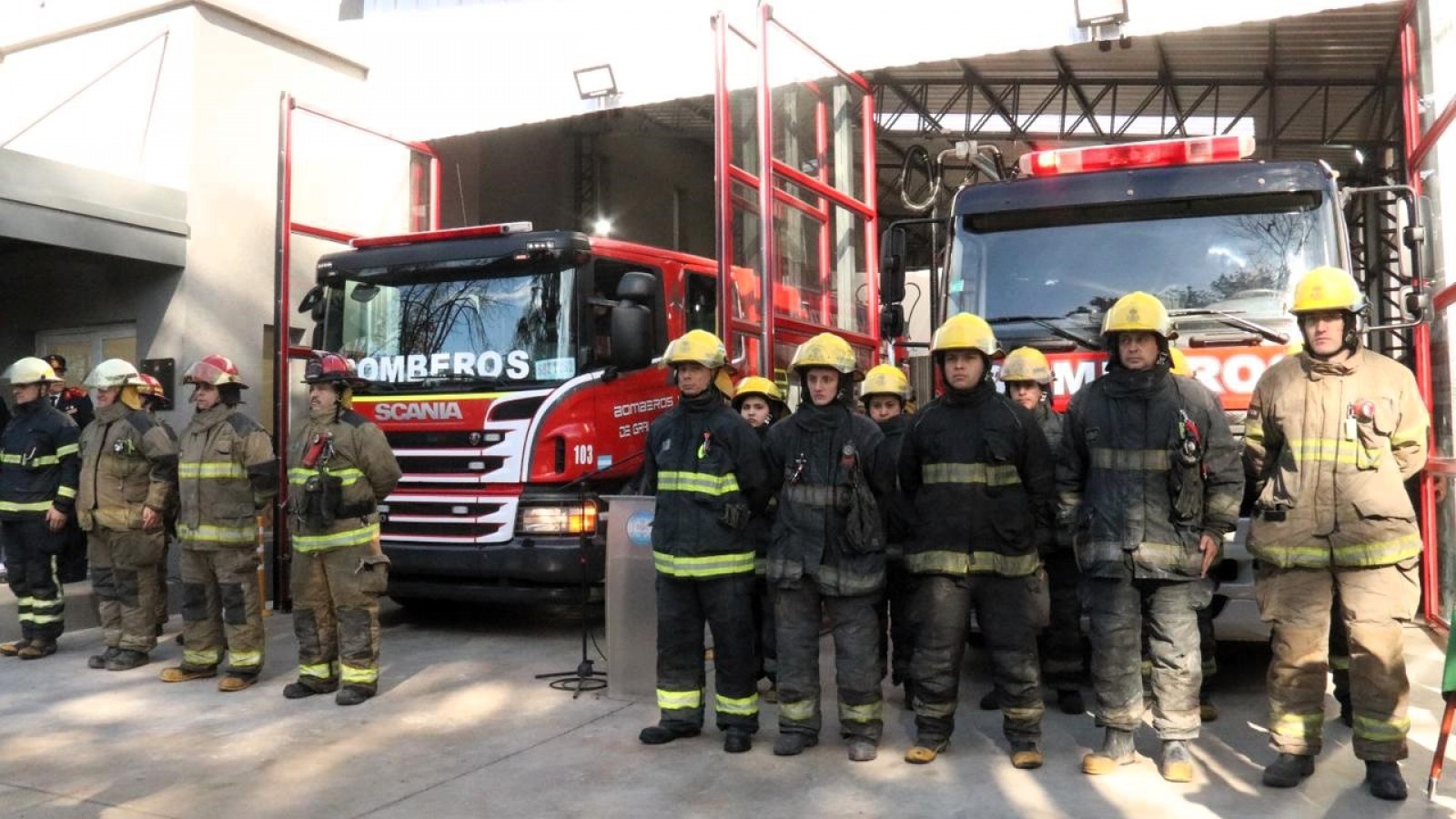 Se inauguró el nuevo cuartel de bomberos de Bella Vista