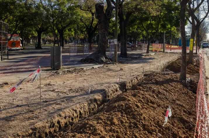 Renuevan las plazas Dávila y 9 de Julio en Pergamino con foco en la accesibilidad