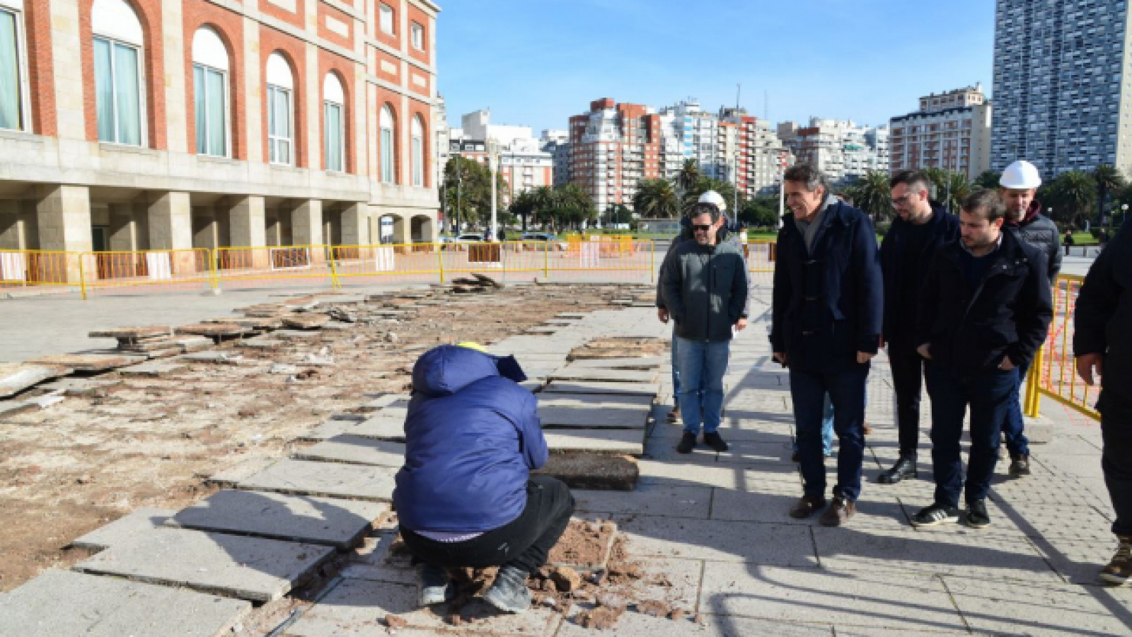 Iniciaron las obras de puesta en valor de la Rambla de Mar del Plata
