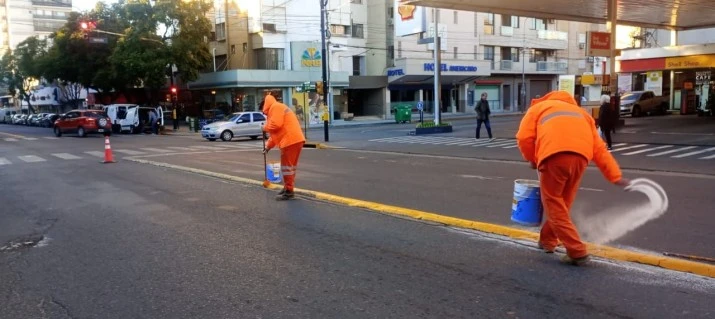 Pergamino refuerza la seguridad vial con nuevas demarcaciones y señalización en distintos puntos de la ciudad