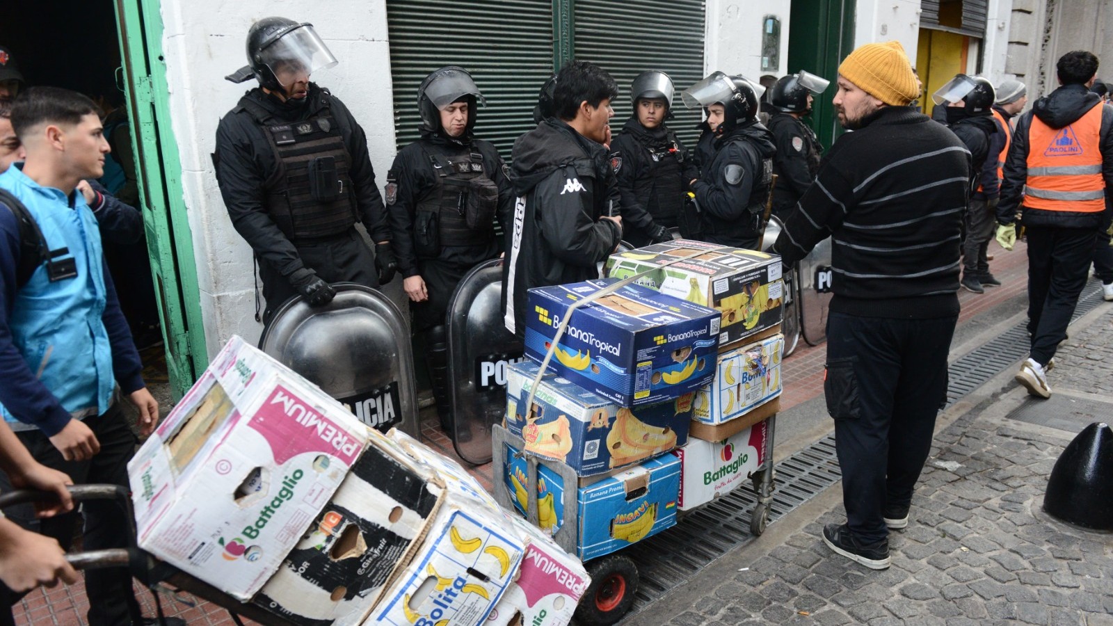 Desalojo de un inmueble ocupado hace años en pleno Casco Histórico
