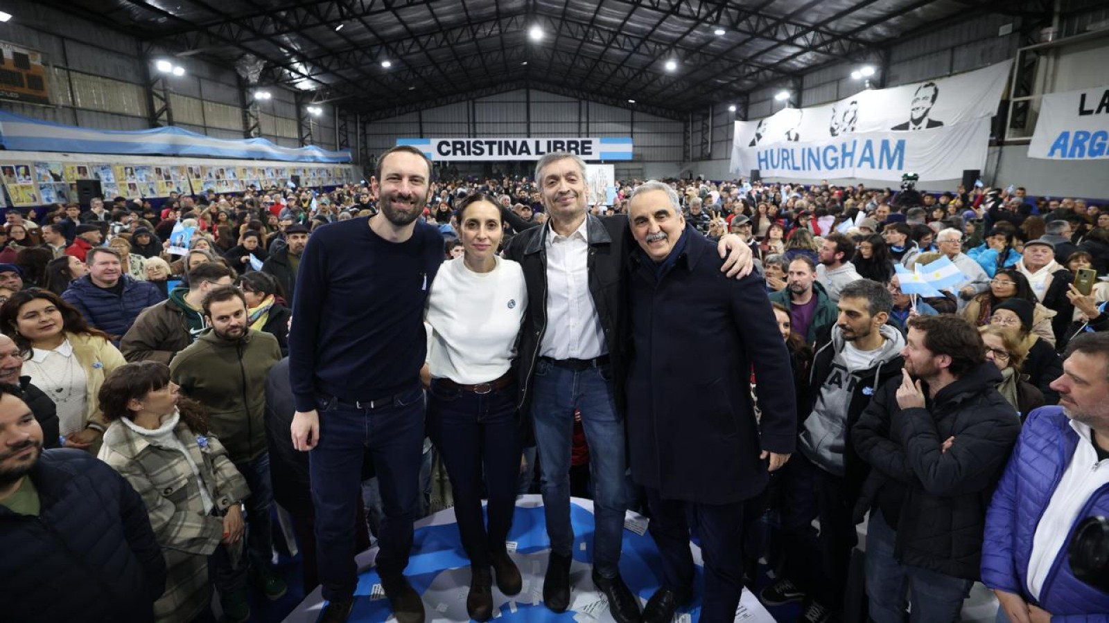 Ante más de 5 mil vecinos, Kirchner, Selci y Moreno apoyaron la candidatura de Flor Lampreabe como Concejal de Fuerza Patria