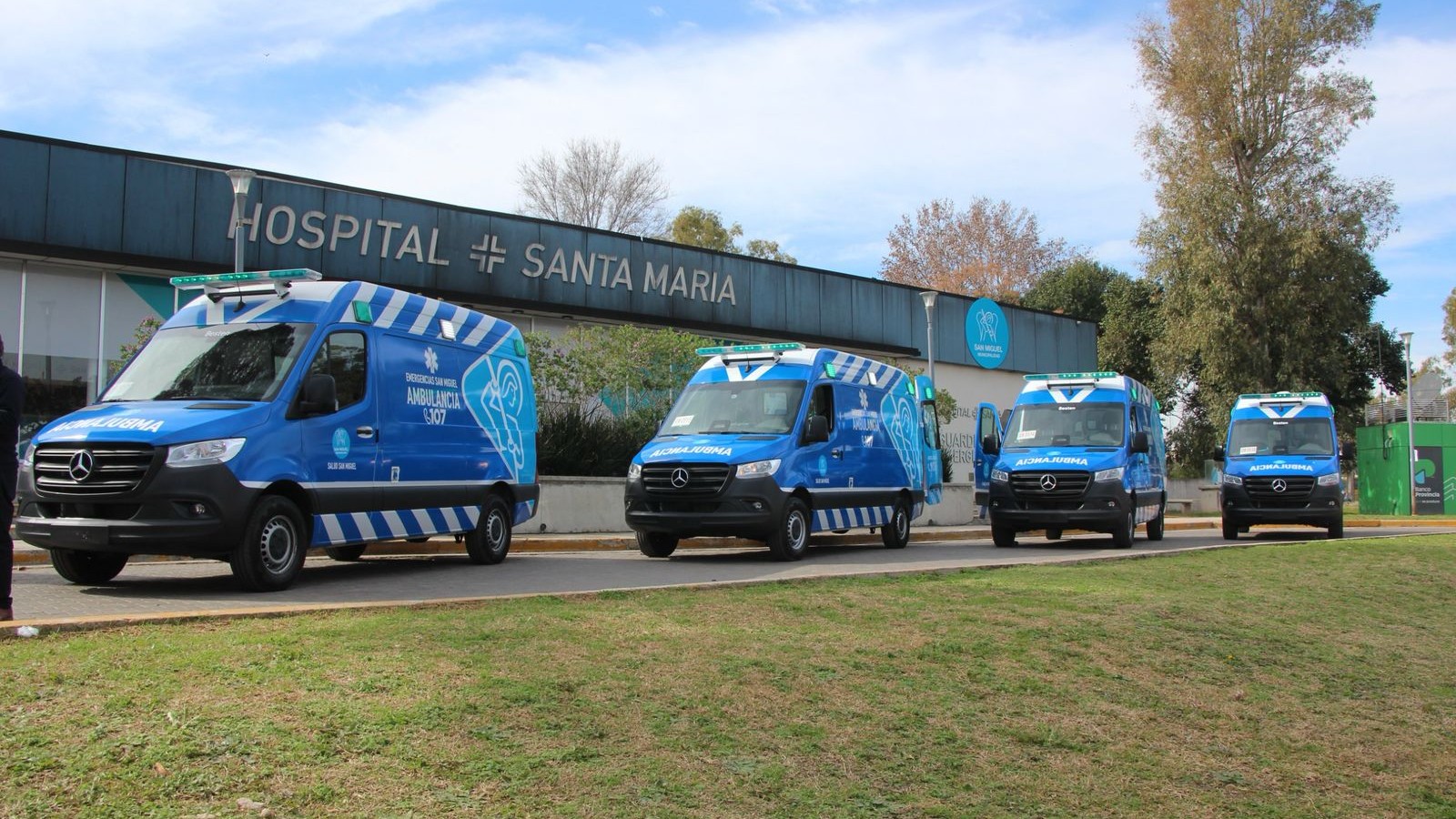 La municipalidad compró cuatro ambulancias para el sistema Emergencias San Miguel