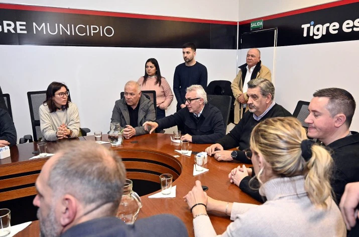 Julio Zamora recibió a dirigentes de Somos Buenos Aires y los interiorizó sobre el trabajo realizado en el Municipio de Tigre en materia de seguridad