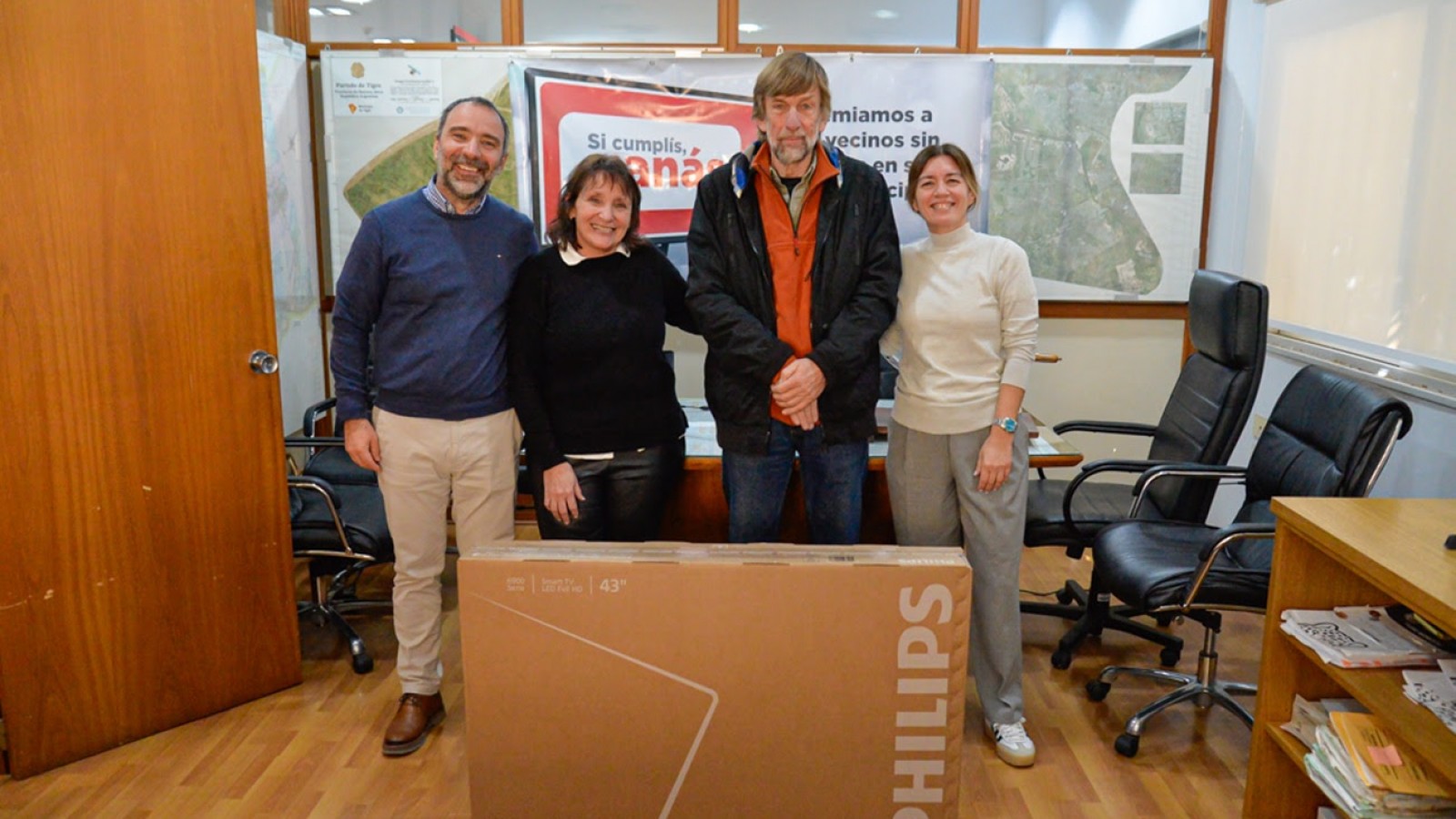 A través del programa Si Cumplís, Ganás" del Municipio de Tigre premió a vecinos por pagar en tiempo y forma sus tasas municipales