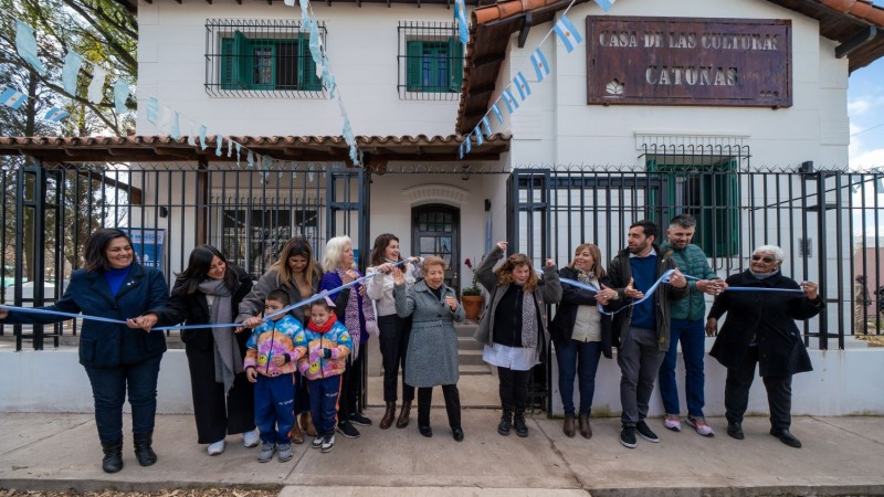 Mariel Fernández inauguró la Casa de las Culturas del barrio Las Catonas
