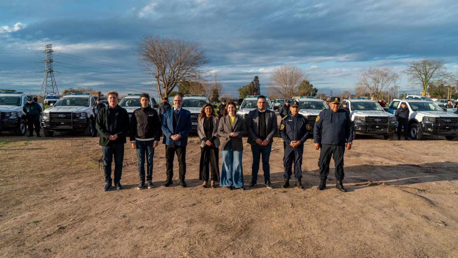 Mariel Fernández y Gabriel Katopodis inauguraron obras y presentaron patrulleros