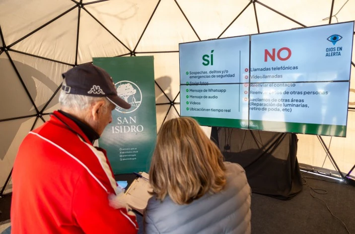 San Isidro amplía su red de Ojos en Alerta con capacitaciones en la vía pública