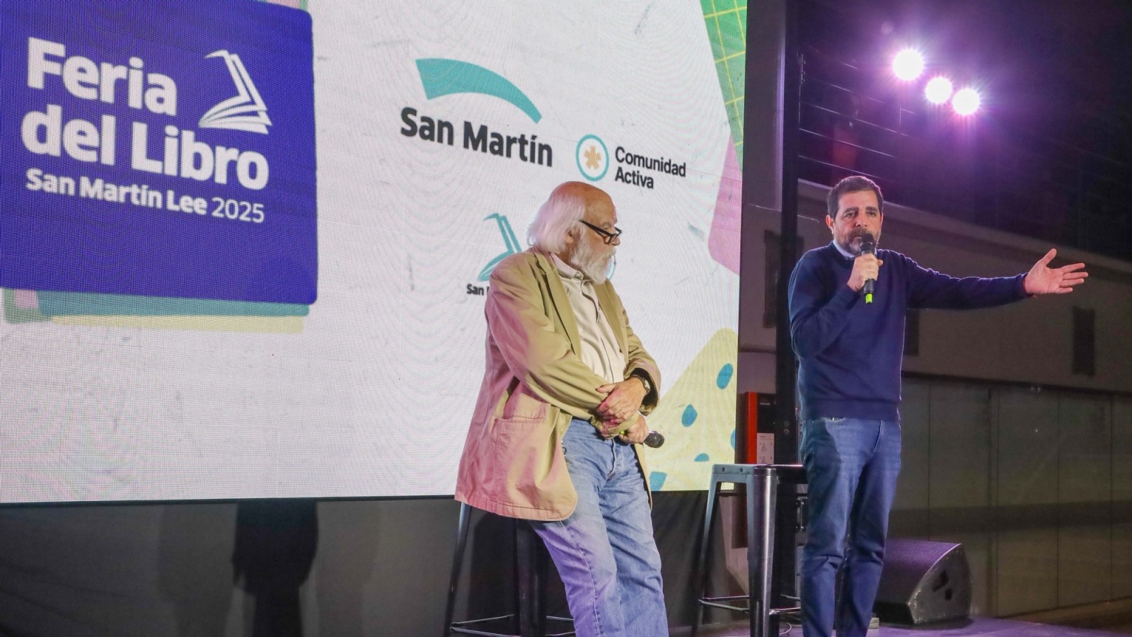 Fernando Moreira inauguró la 4° edición de la Feria del Libro San Martín Lee