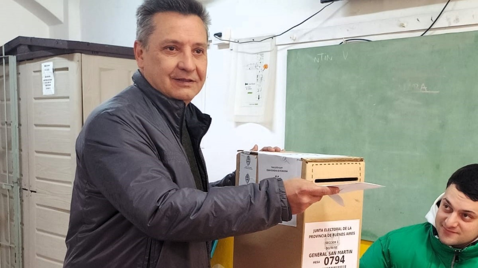Marcos Vilaplana votó en San Martín: "La gente entendió la importancia de votar; va a ser una muy buena jornada electoral"