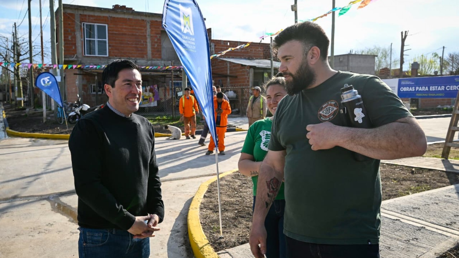 Después de las urnas, Nardini sigue invirtiendo en obra pública