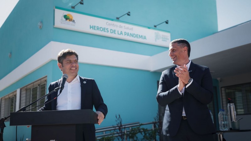 Kicillof inauguró un nuevo Centro de Atención Primaria de la Salud