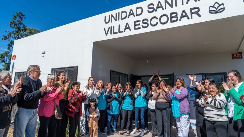 Mariel Fernández reinauguró la Unidad Sanitaria Villa Escobar