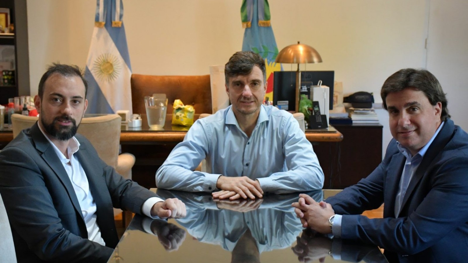 Lucas Ghi se reunió con el grupo que realizará una importante inversión en Morón