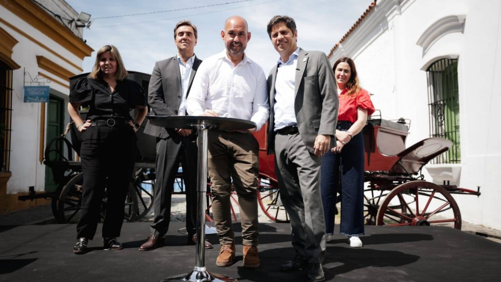 Sanzio firmó junto a Kicillof el programa "Camino Real" para potenciar el turismo en Baradero y la región