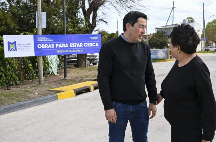 Leo Nardini inauguró más obras claves para la conectividad en Grand Bourg