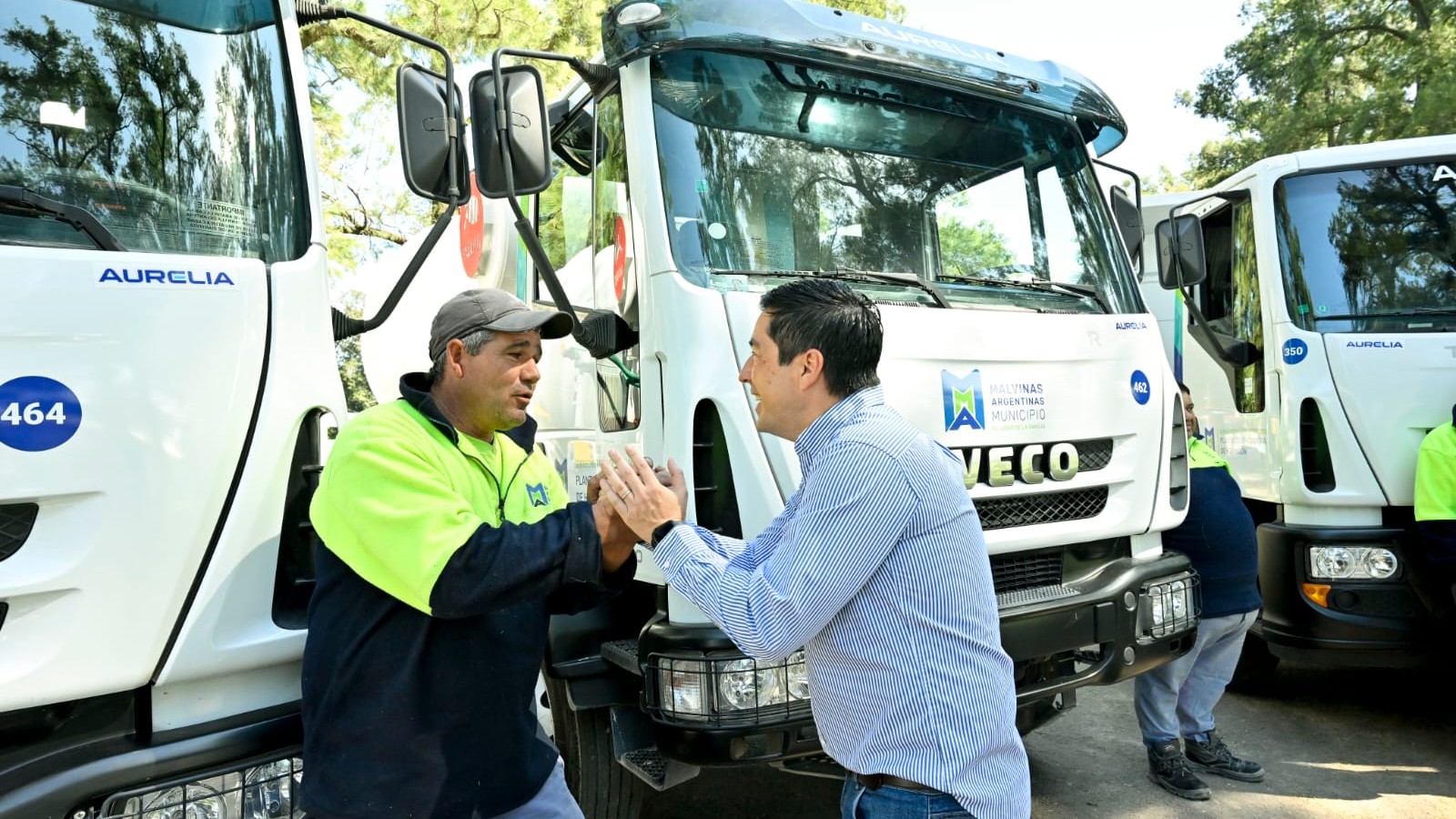 Nardini suma maquinaria al área de Servicios Públicos y la Planta Hormigonera Municipal