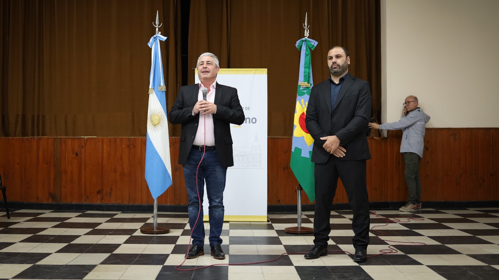 Juan Pablo Verdún asumió como secretario de Servicios Públicos en Pergamino y Villalba fue nombrado delegado de Alfonzo