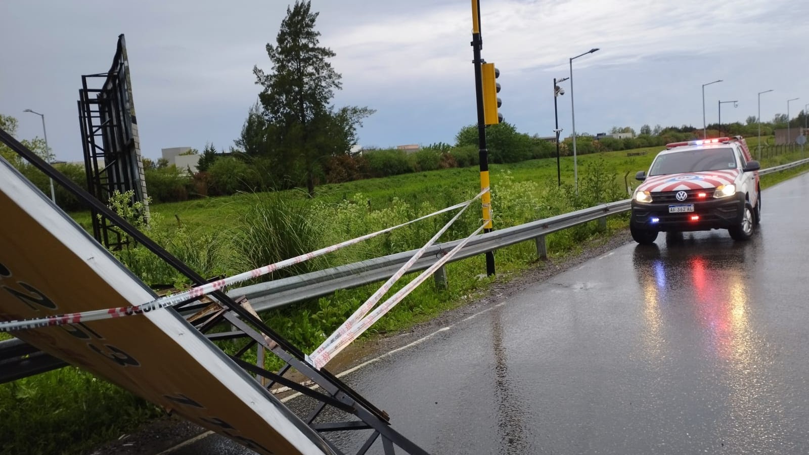 Temporal en Escobar: ráfagas de hasta 70 km/h y casi 50 mm de lluvia en tres horas