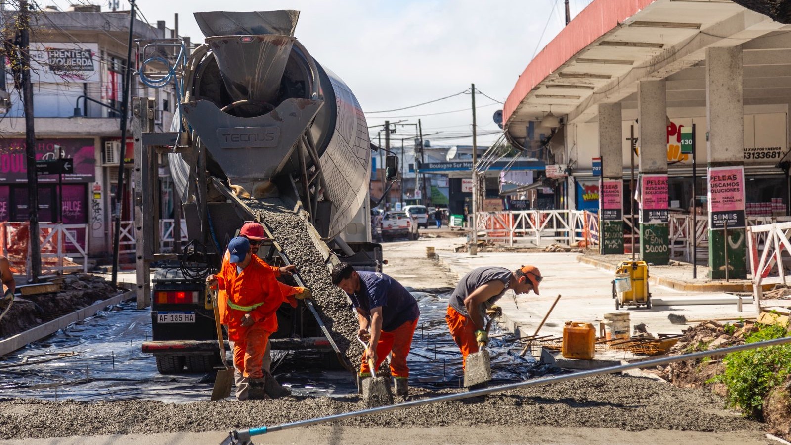 San Isidro avanza con la repavimentación de una de las principales arterias de Boulogne