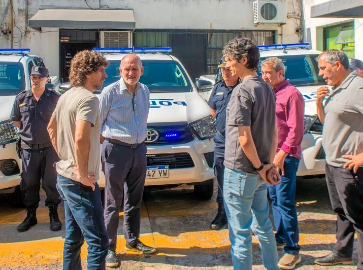 Juan Andreotti y autoridades de Policía supervisaron 8 nuevas patrullas para San Fernando