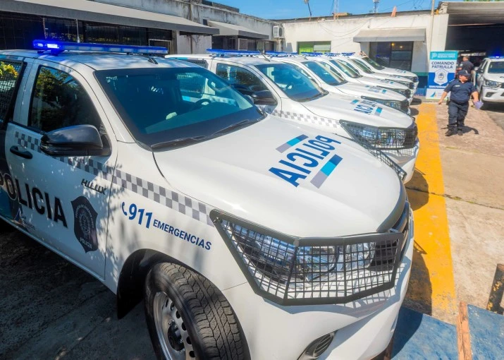 Juan Andreotti y autoridades de Policía supervisaron 8 nuevas patrullas para San Fernando