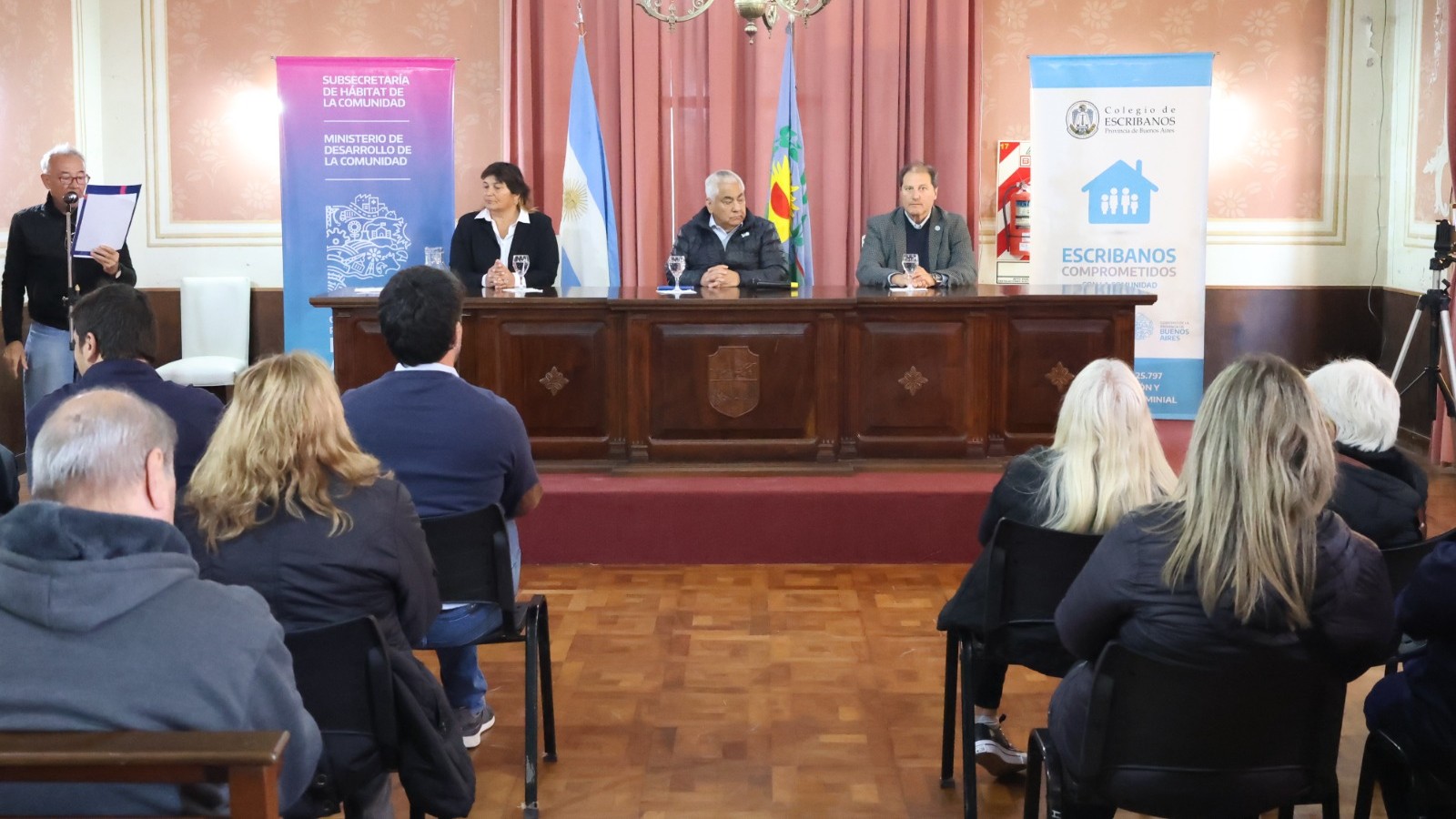 San Pedro: 19 familias recibieron sus escrituras sociales en un emotivo acto en el HCD