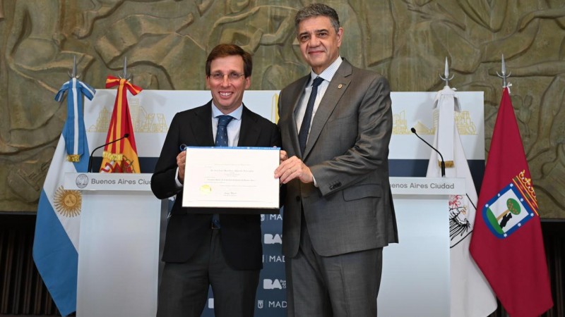 Jorge Macri y José Luis Martínez-Almeida impulsan una agenda común para el futuro urbano de Buenos Aires y Madrid