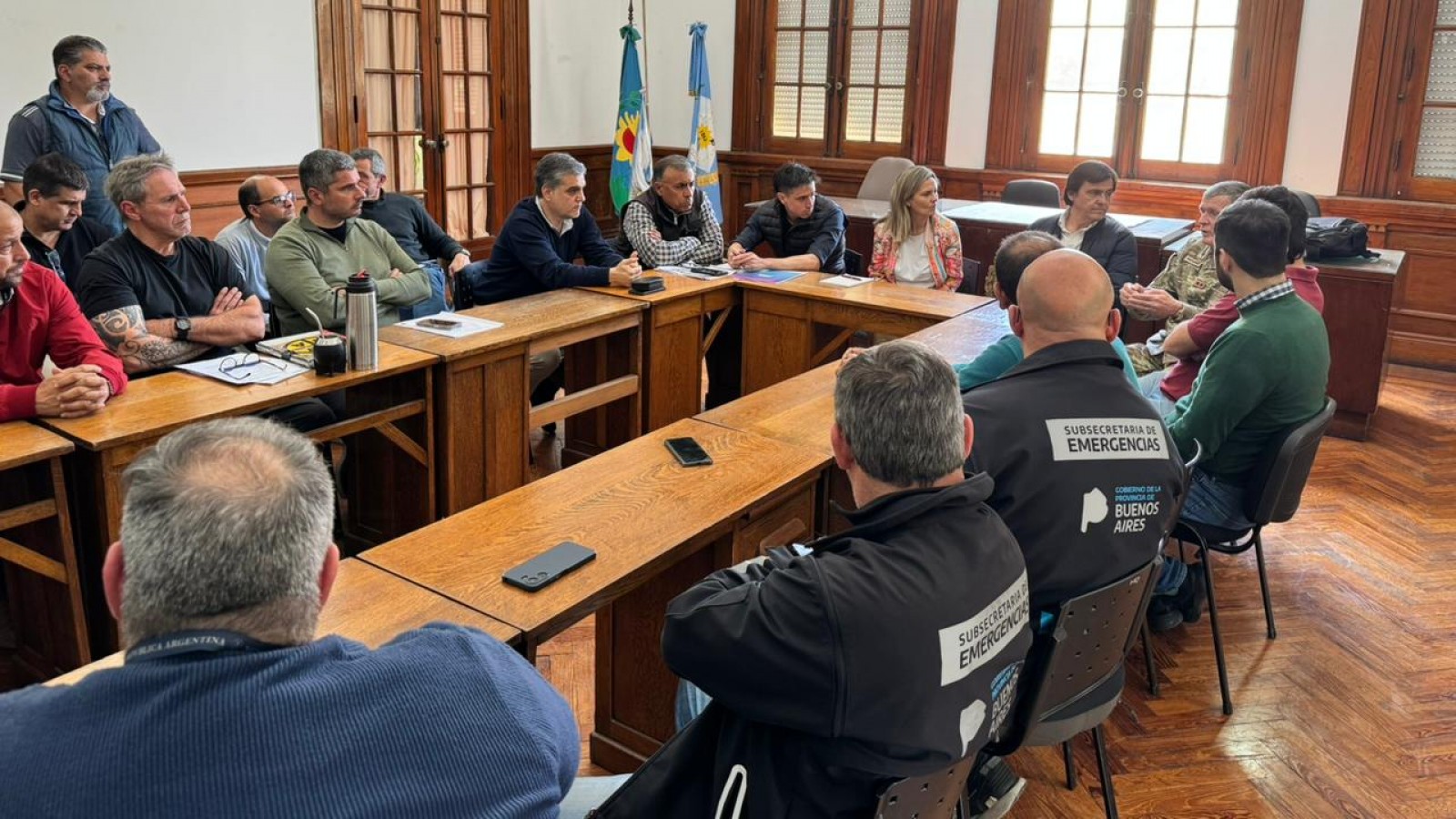 La Provincia continúa coordinando acciones de asistencia en zonas afectadas por inundaciones