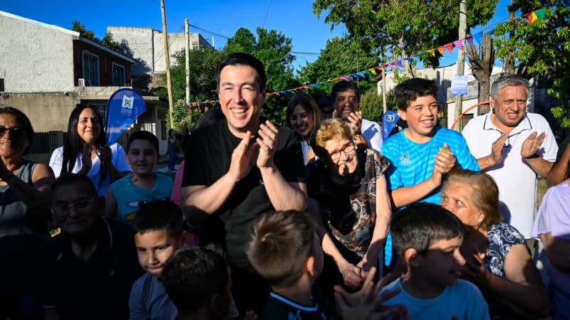 Leo Nardini continúa inaugurando obras en Malvinas Argentinas