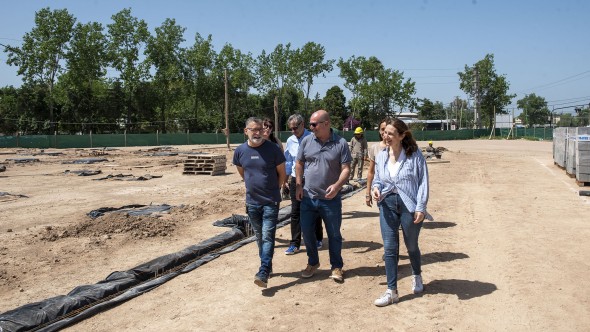 Gómez: "El Microestadio Municipal de Campana es otra obra histórica de la gestión Abella"