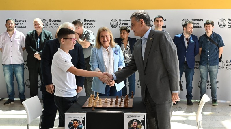 Los mejores ajedrecistas del país disputan la final número 100 del Campeonato Argentino en la sede del Gobierno porteño