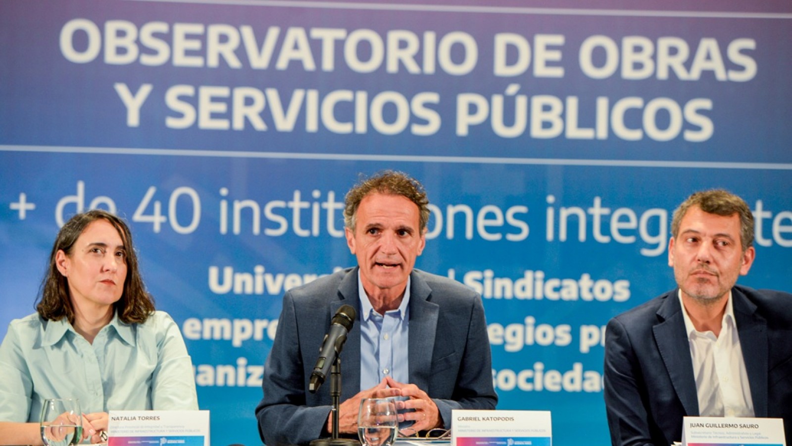 Katopodis encabezó la plenaria del Observatorio de Obras y Servicios Públicos