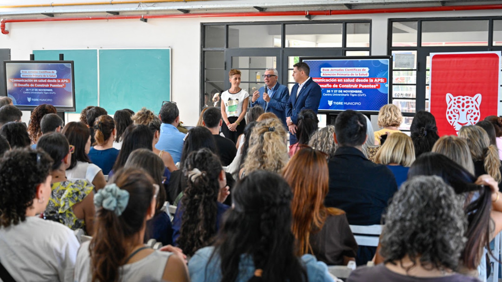 En el CUT, Julio Zamora acompañó la 8va jornada científica de Atención Primaria de Salud del Municipio de Tigre