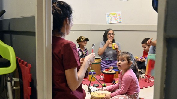El Municipio de Tigre desarrolló consultorios abiertos con pacientes del centro de desarrollo infantil Frida Kahlo