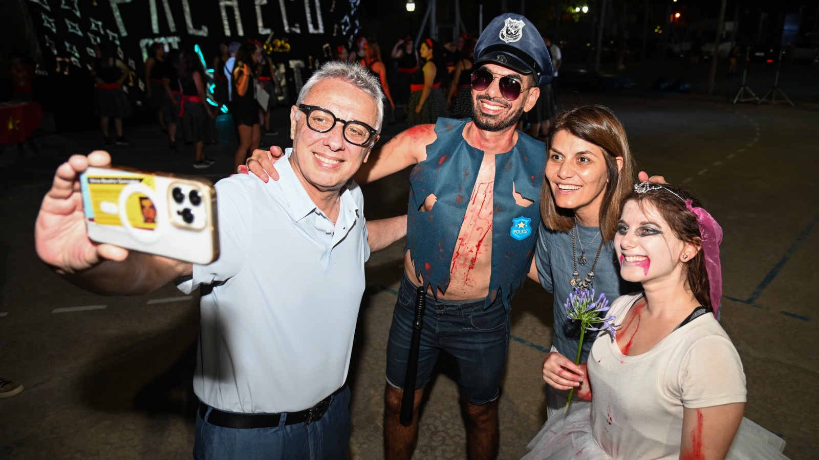 Con un clima de alegría y mucho color, Julio Zamora acompañó la despedida de año del Polideportivo General Pacheco