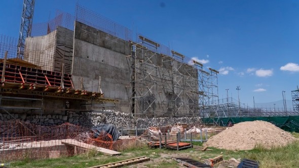 La Ciudad construye una nueva palestra de escalada en el Parque Olímpico