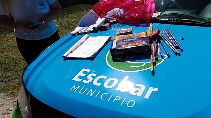Escobar libre de pirotecnia sonora: la Municipalidad hará controles para evitar la venta y el uso