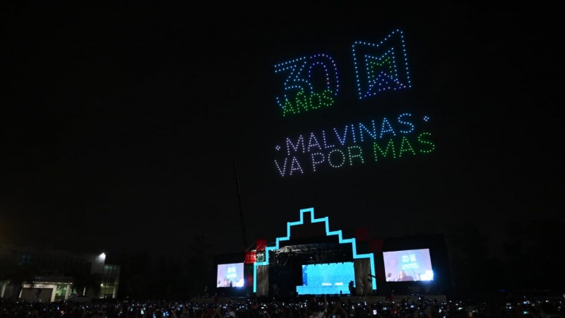 Más de cien mil personas celebraron la magia de la Navidad en Malvinas Argentinas