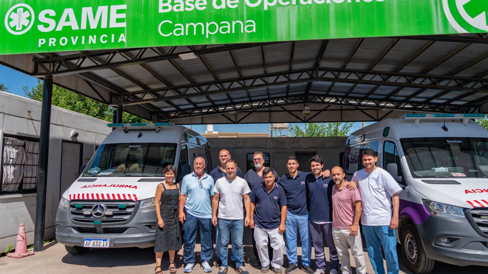 En 2025, el SAME de Campana realizó 9.000 intervenciones en la ciudad