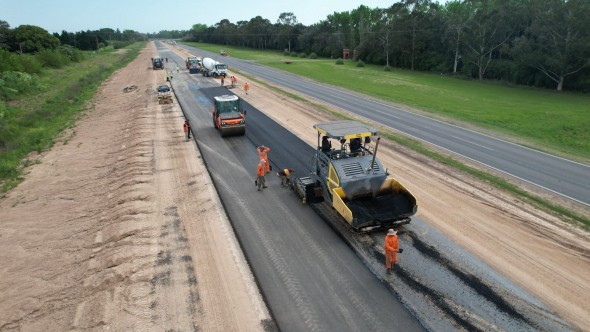 Avanzan las obras de transformación en Autovía de la Ruta Provincial 41